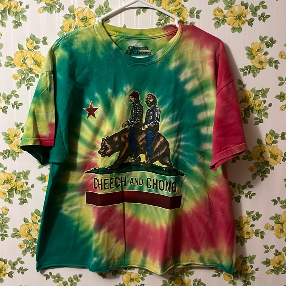 Cheech and Chong Vintage Tie Dye Shirt. Vintage. Size Large.